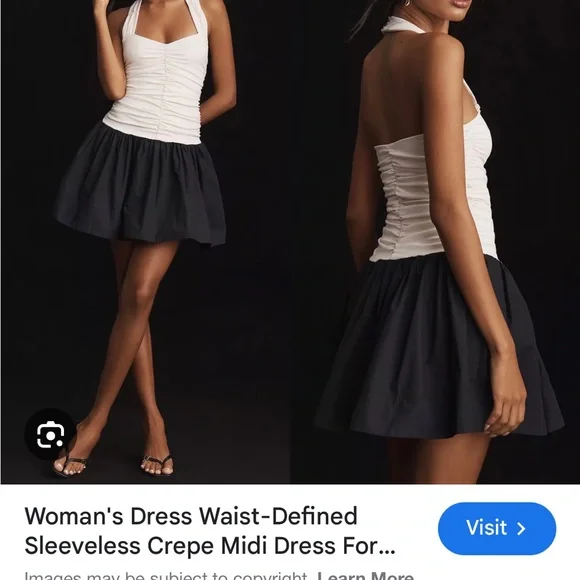 Anthropologie Maeve halter Twofer Mini dress NWT - toquedesaborminas.com.br